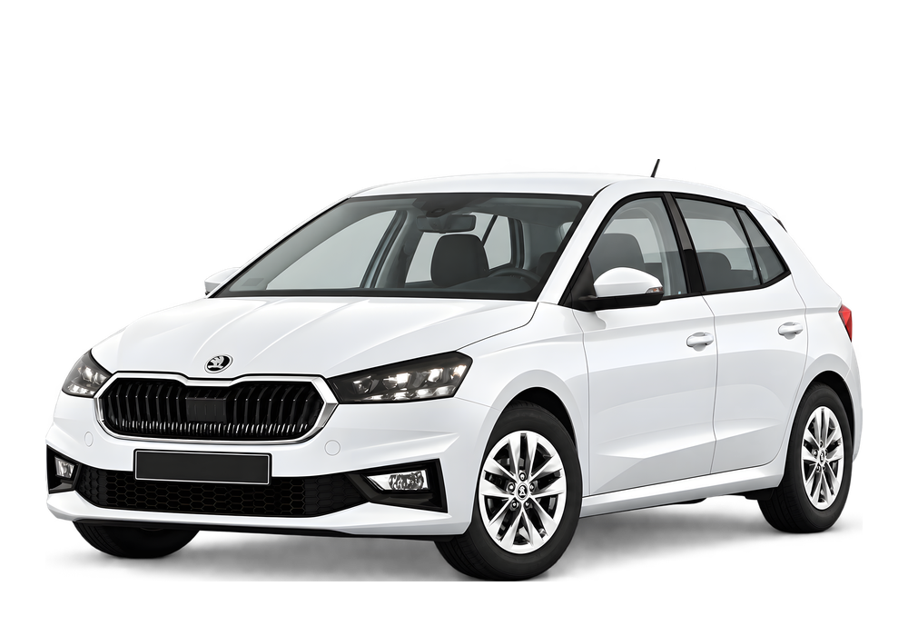 Skoda Fabia, showroom illustration